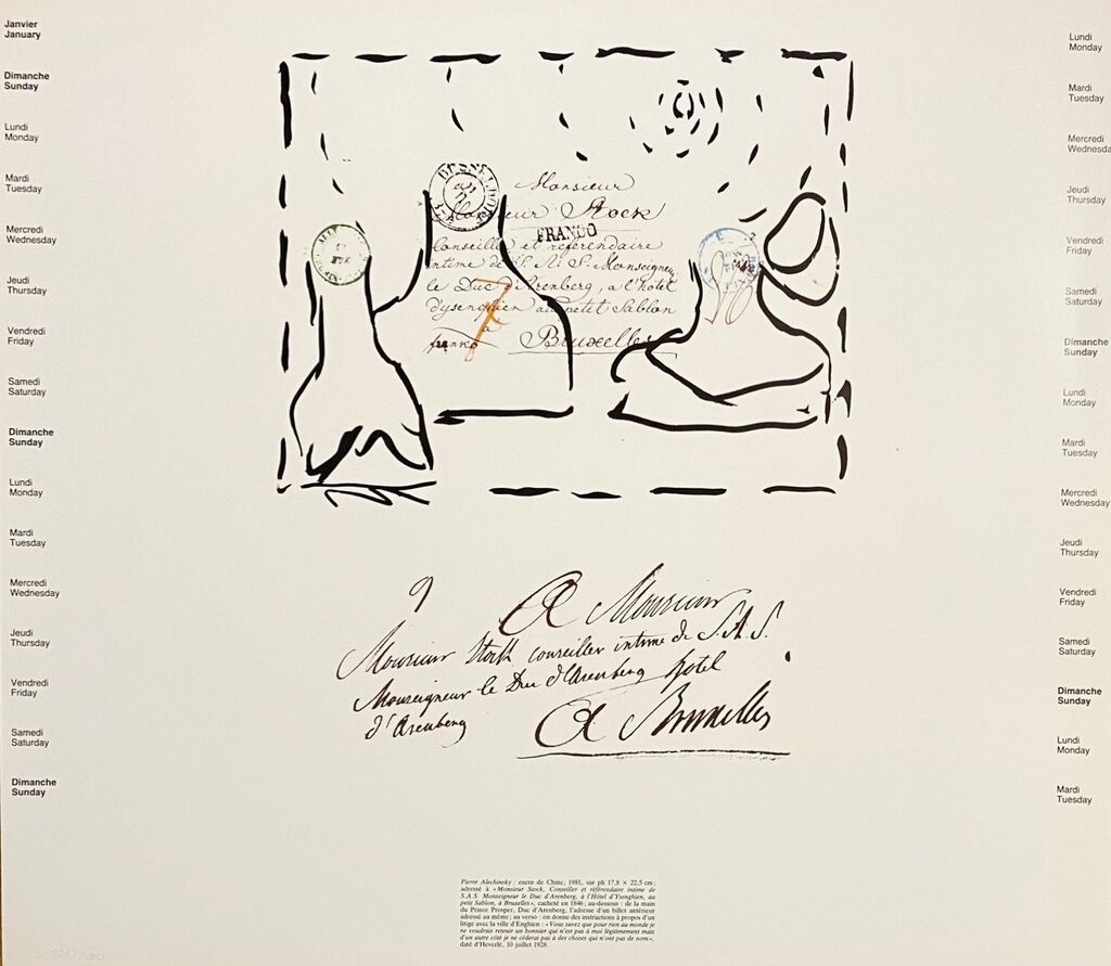 March de Pierre Alechinsky, 1983