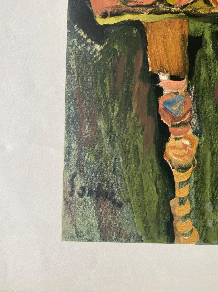 Nature morte au morceau de viande crue (1924) by Chaïm Soutine, 1966 (view 2)