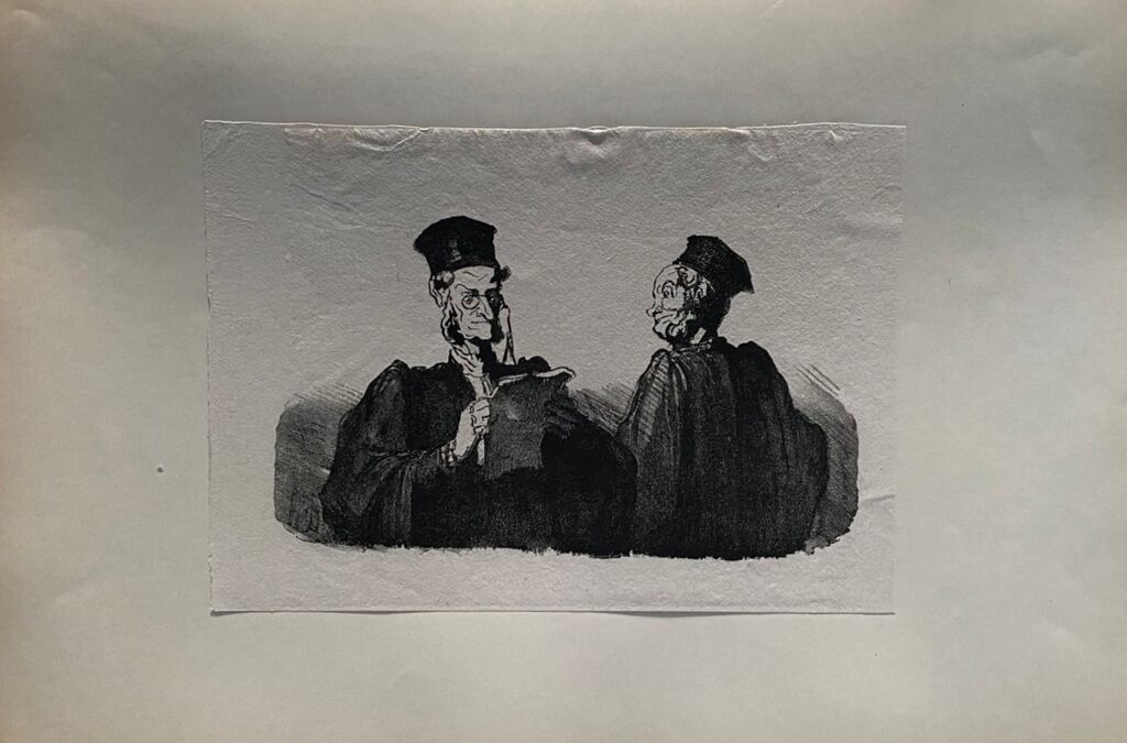 Court Scene by Honoré Daumier, 1918 (view 2)
