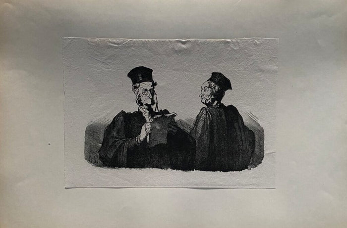 Court Scene de Honoré Daumier, 1918 (vue 2)