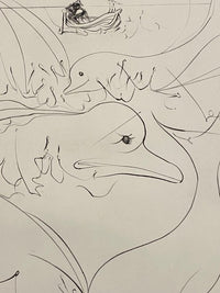 The Old Man and the Sea - Dolphins by Salvador Dalí, 1974 (view 2)
