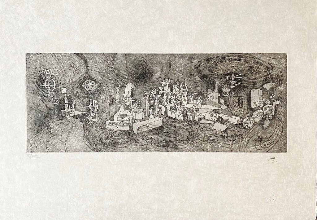 Le Verbo Hommérica by Roberto Matta, 1987