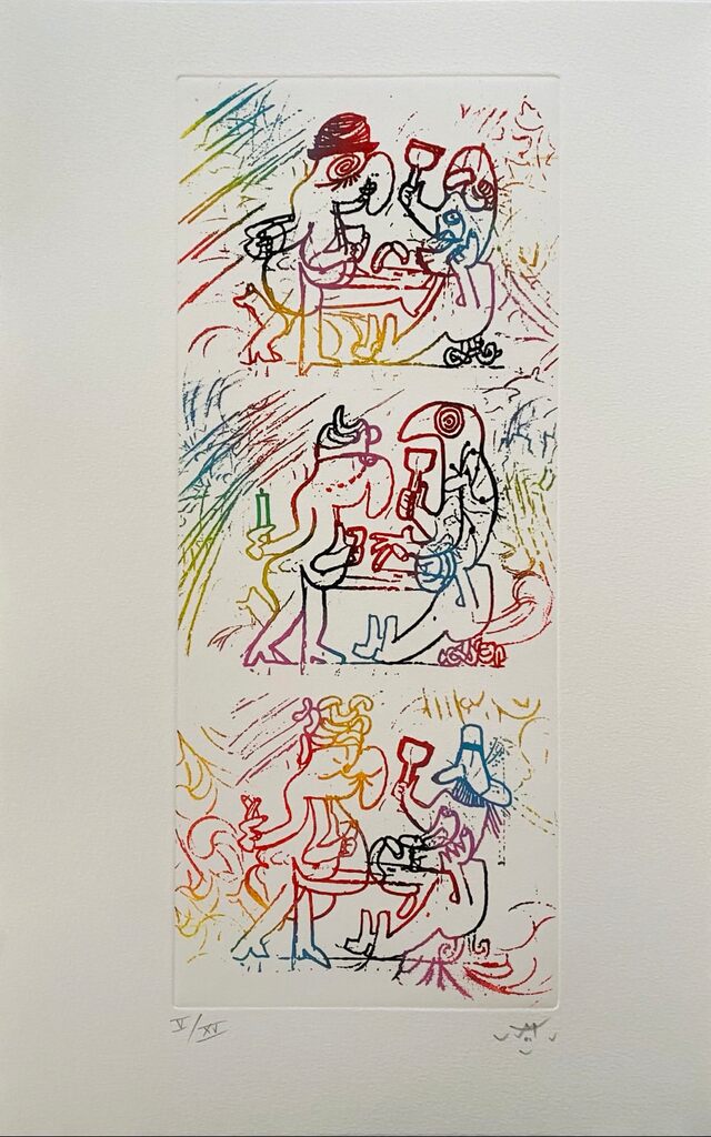 Ubu roi III by Roberto Matta, 1982