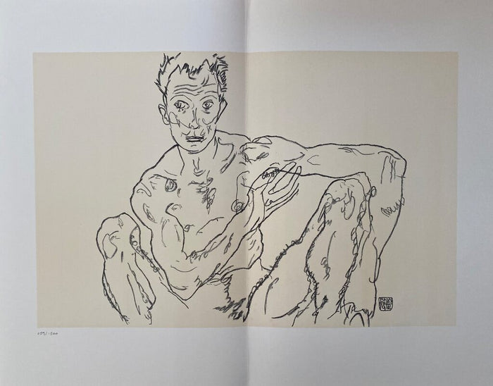 Crouching Male Nude d'Egon Schiele, 2007