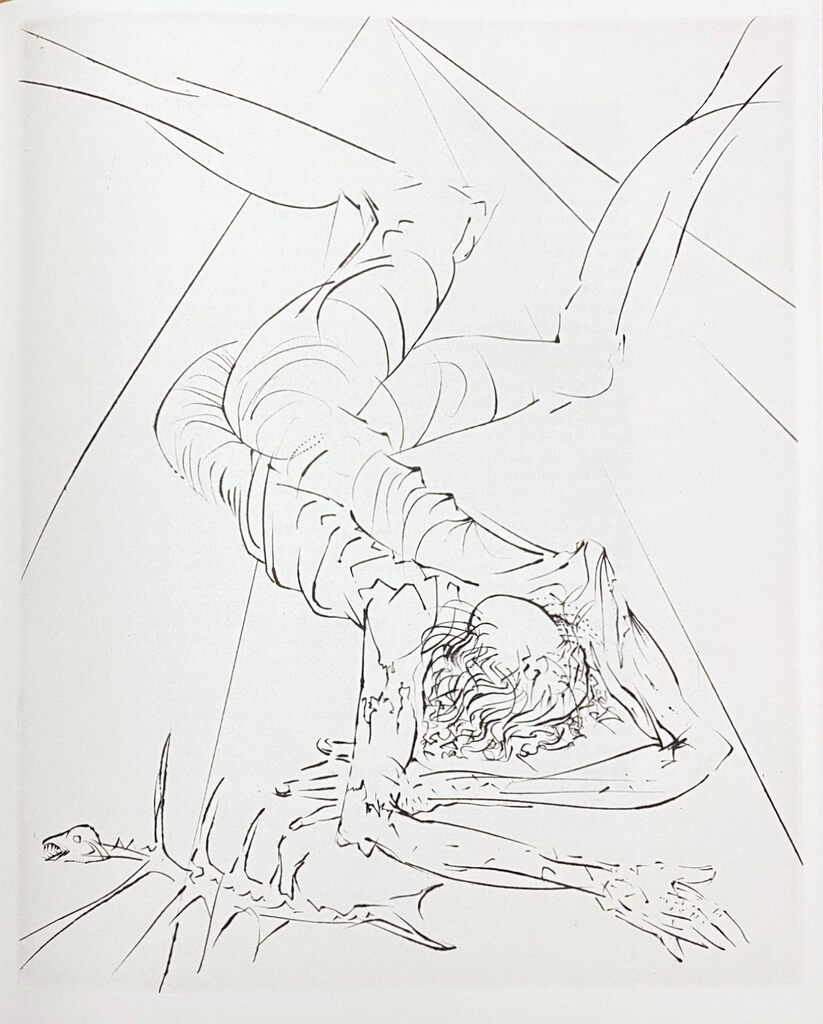 The Fall by Salvador Dalí, 1974