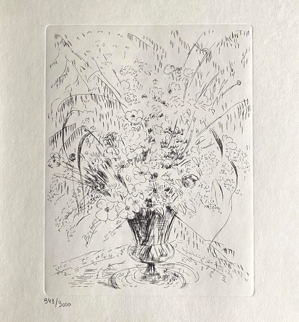 Je vous envoie un bouquet… d'André Dunoyer de Segonzac, 1969