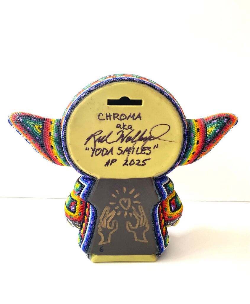 Yoda smiles de Rick Wolfryd, 2025 (vue 3)