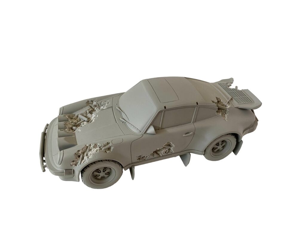 Eroded Safari de Daniel Arsham, 2022 (vue 2)