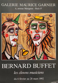 Les clowns musiciens by Bernard Buffet, 1992