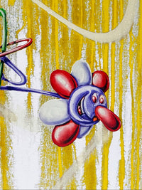 Flores Yellow by Kenny Scharf, 2020 (view 4)