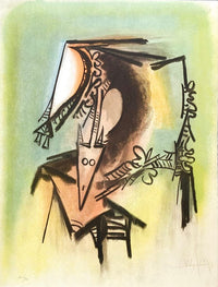 Les loa petro enfantent dans la danse by Wifredo Lam, 1973