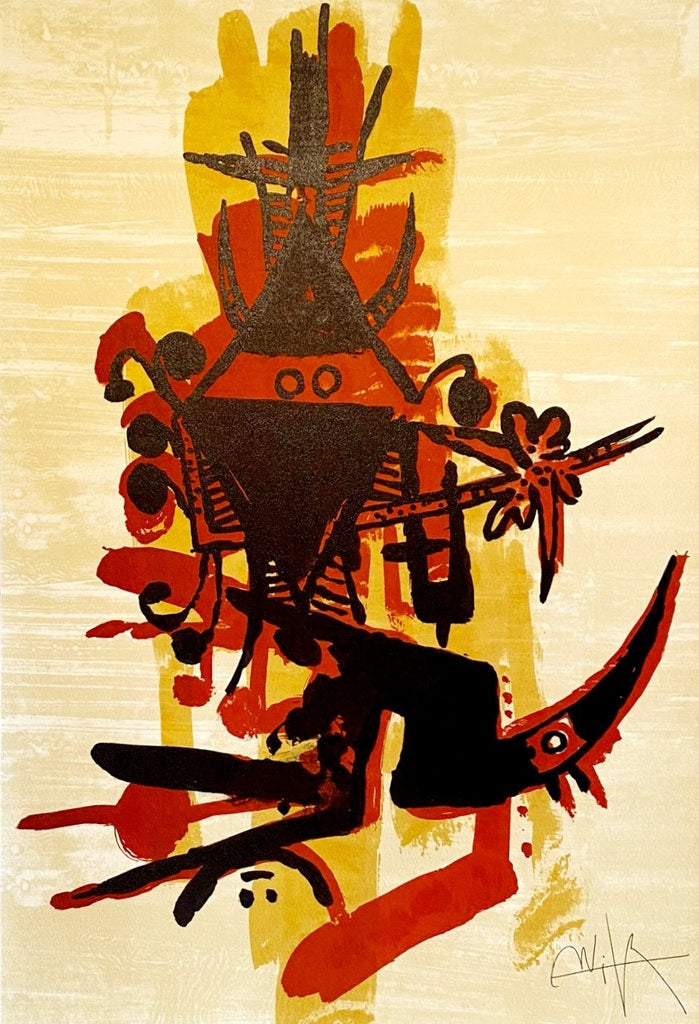 El último viaje del buque fantasma by Wifredo Lam, 1976