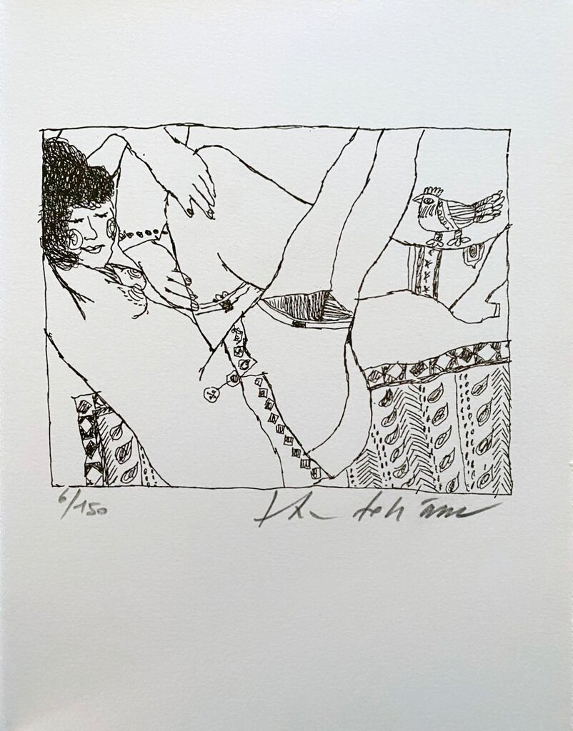 Aux franges de l'éveil de Theo Tobiasse, 1987