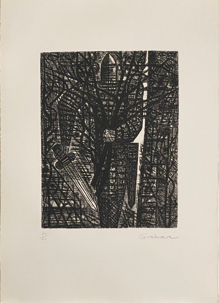 Macbeth: La forêt en marche by Marcel Gromaire, 1958