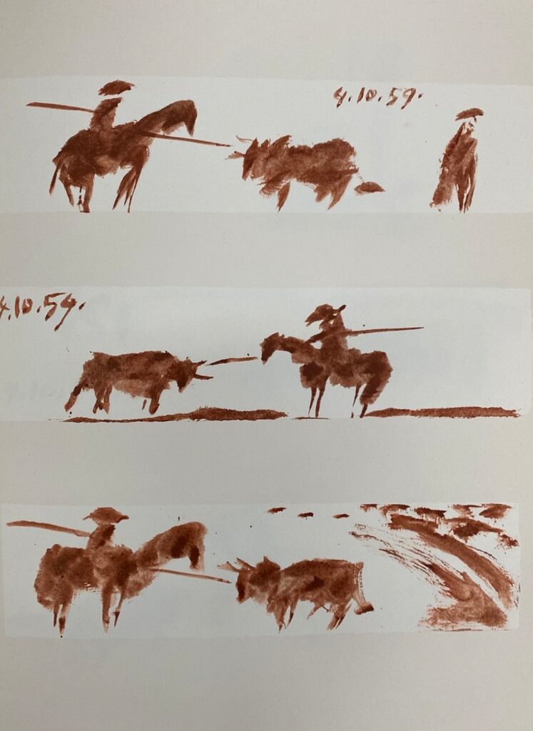 Toros y Toreros de Pablo Picasso, 1961