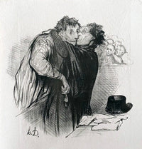 Court Scene by Honoré Daumier, 1918