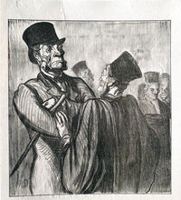 Court Scene by Honoré Daumier, 1918
