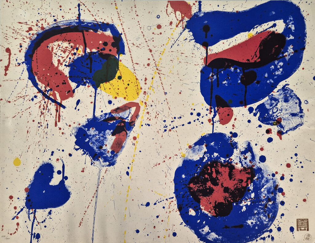 Hurrah for the Red, White and Blue (SF-17) de Sam Francis, 1961