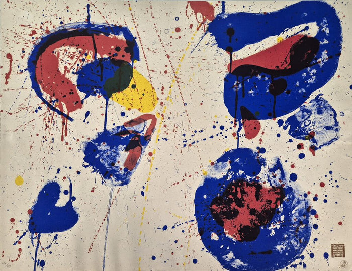 Hurrah for the Red, White and Blue (SF-17) de Sam Francis, 1961