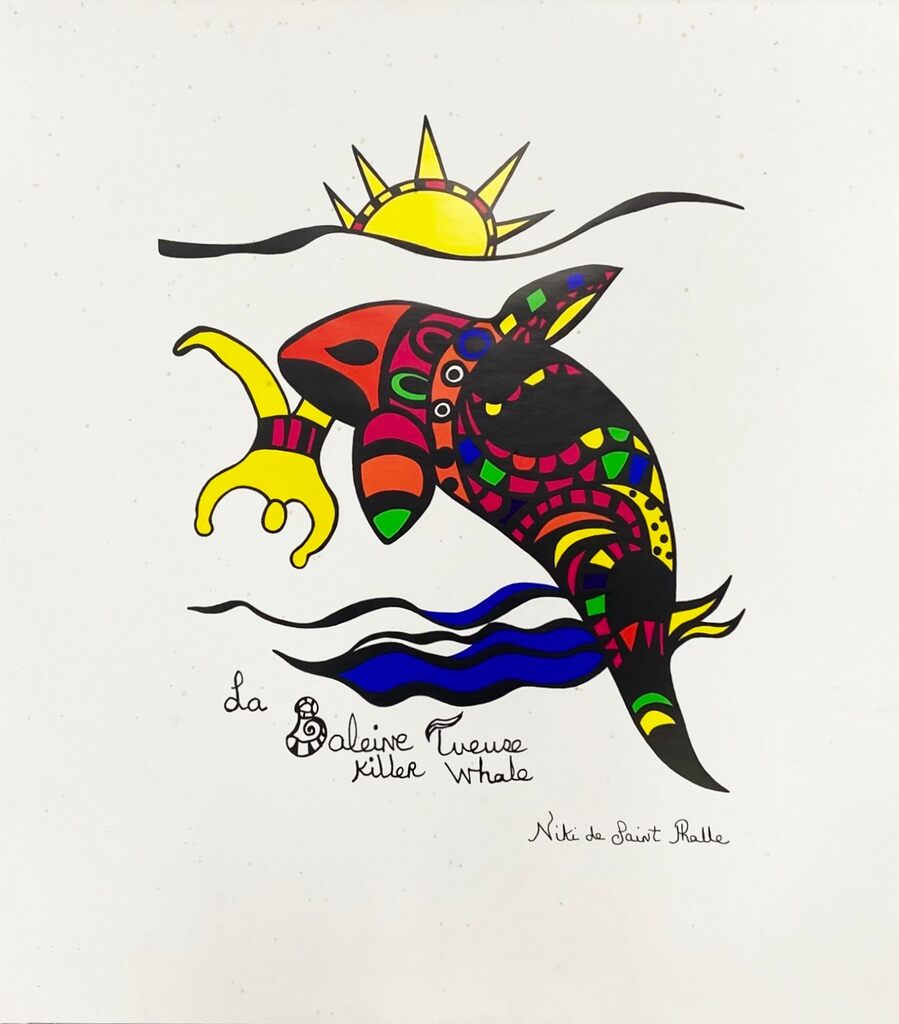 La baleine tueuse (Killer Wale) de Niki de Saint Phalle, 1995