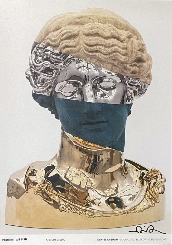 Amalgamized Bust of Melpomene (Signed) de Daniel Arsham, 2023