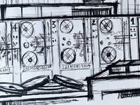 Computer, Siemens de Bernard Buffet, 1968 (vue 3)