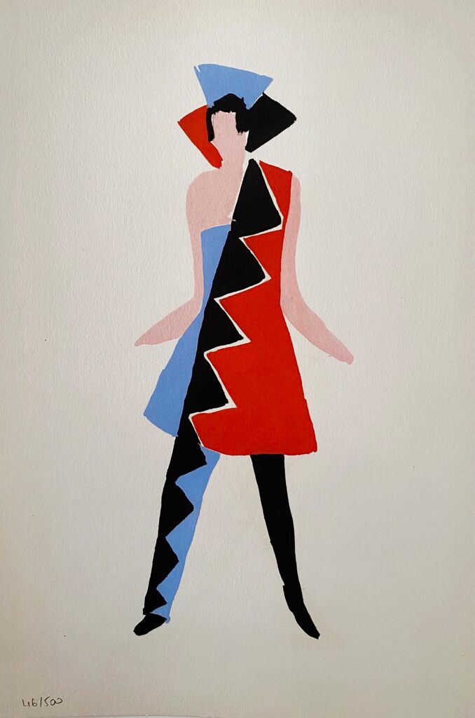 Tableaux vivants 17 de Sonia Delaunay, 1969