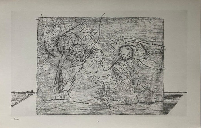 Whip Lashes or Lava Threads (Coups de fouet ou ficelles de lave) de Max Ernst, 1972