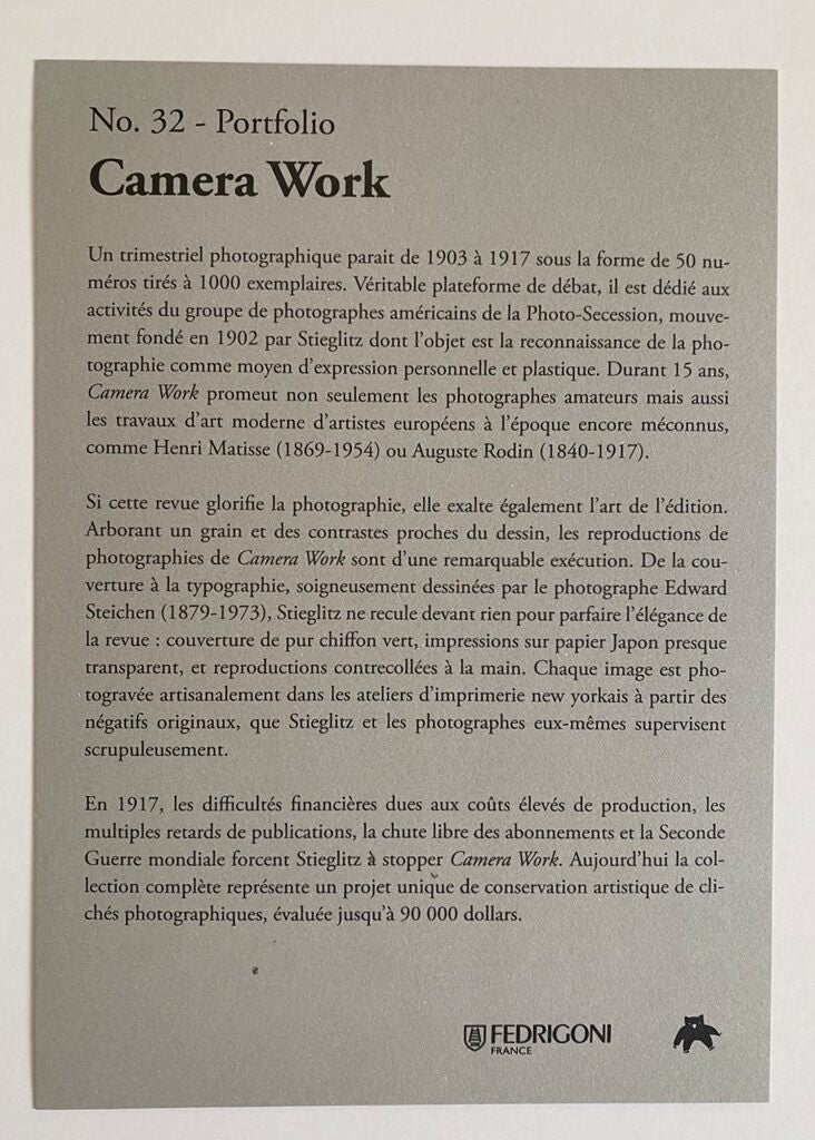 Camera Work by Alfred Stieglitz, 2017 (view 3)