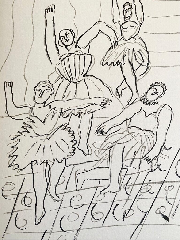 Les danseuses de Fernand Léger, 1960 (vue 3)
