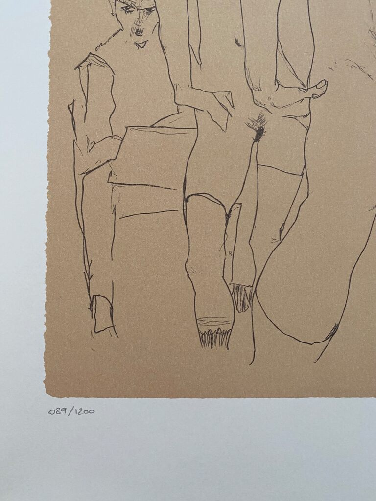 Schiele Drawing a Nude Model Before a mirror d'Egon Schiele, 2007 (vue 2)