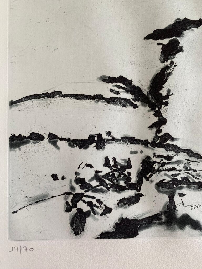 L'évidence de la nuit III de Zao Wou-Ki 趙無極, 1991 (vue 3)