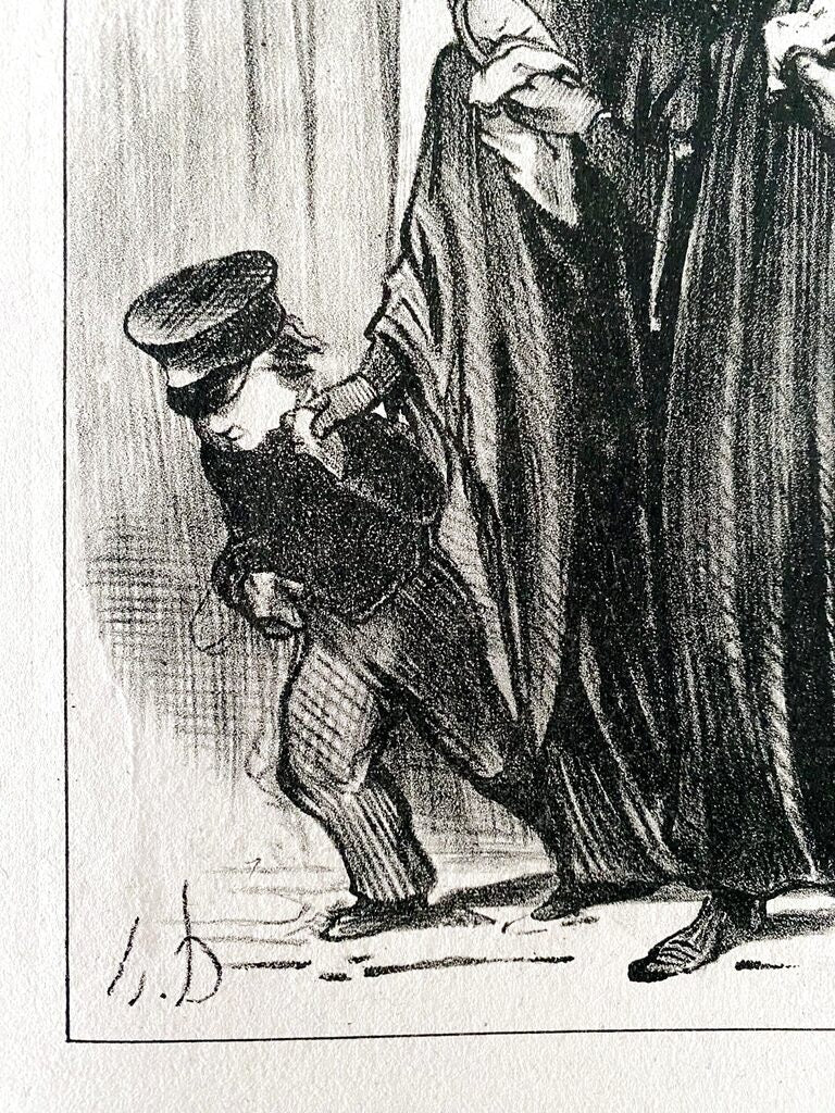 Court Scene by Honoré Daumier, 1918 (view 3)