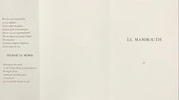 Le Mammouth (The Mammoth) de Pierre-Yves Trémois, 1975 (vue 3)