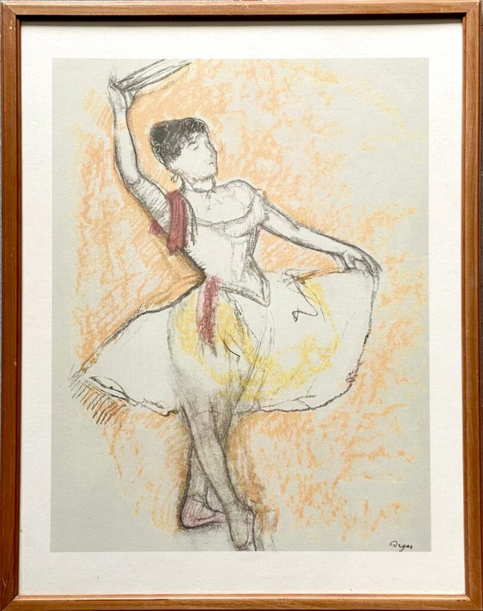 Danseuse au tambourin d'Edgar Degas, vers 1960