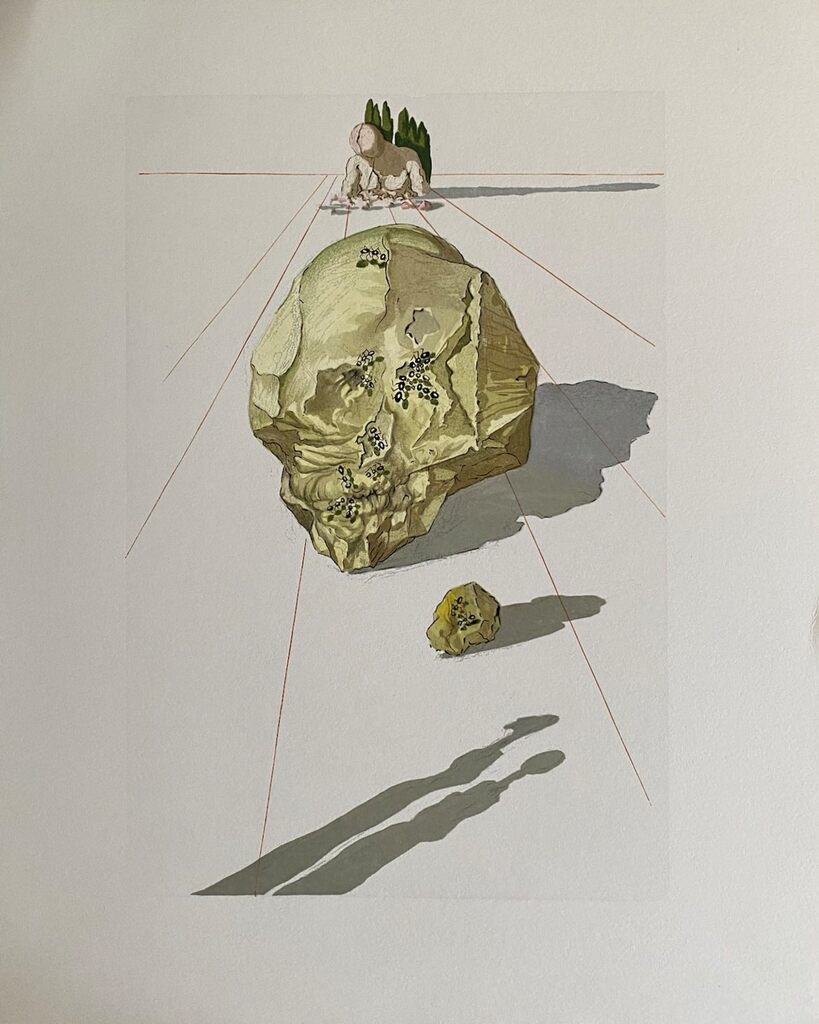 La Divine Comédie - Enfer 23 - Le supplice des Hypocrites de Salvador Dalí, 1963