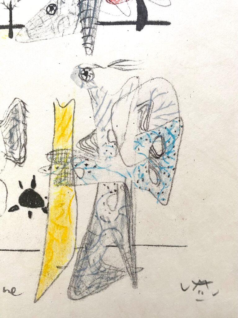 Entretiens morphologiques de Roberto Matta, 1987 (vue 3)