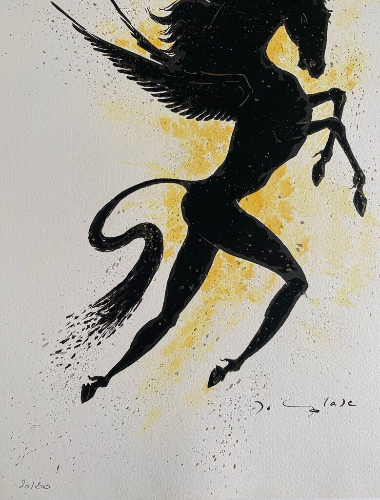Pégase (Pegasus) de Frédéric Delanglade, 1968 (vue 2)