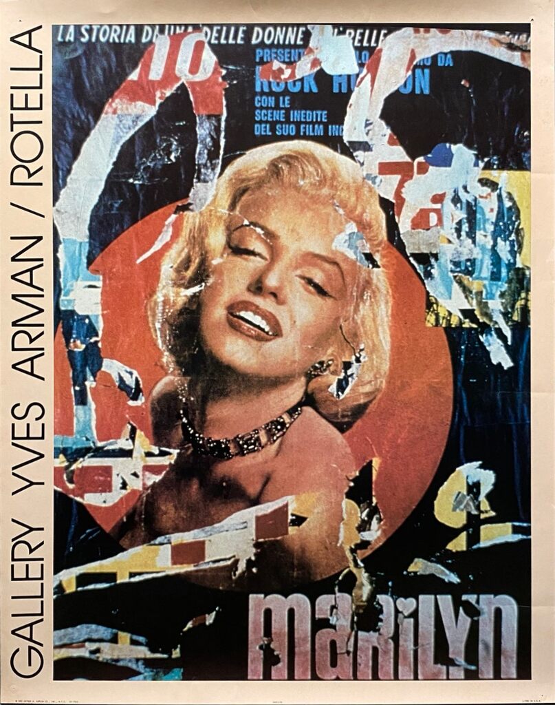Marilyn de Mimmo Rotella, 1982