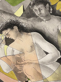 Couple lisant by Hans Erni, 1996 (view 4)