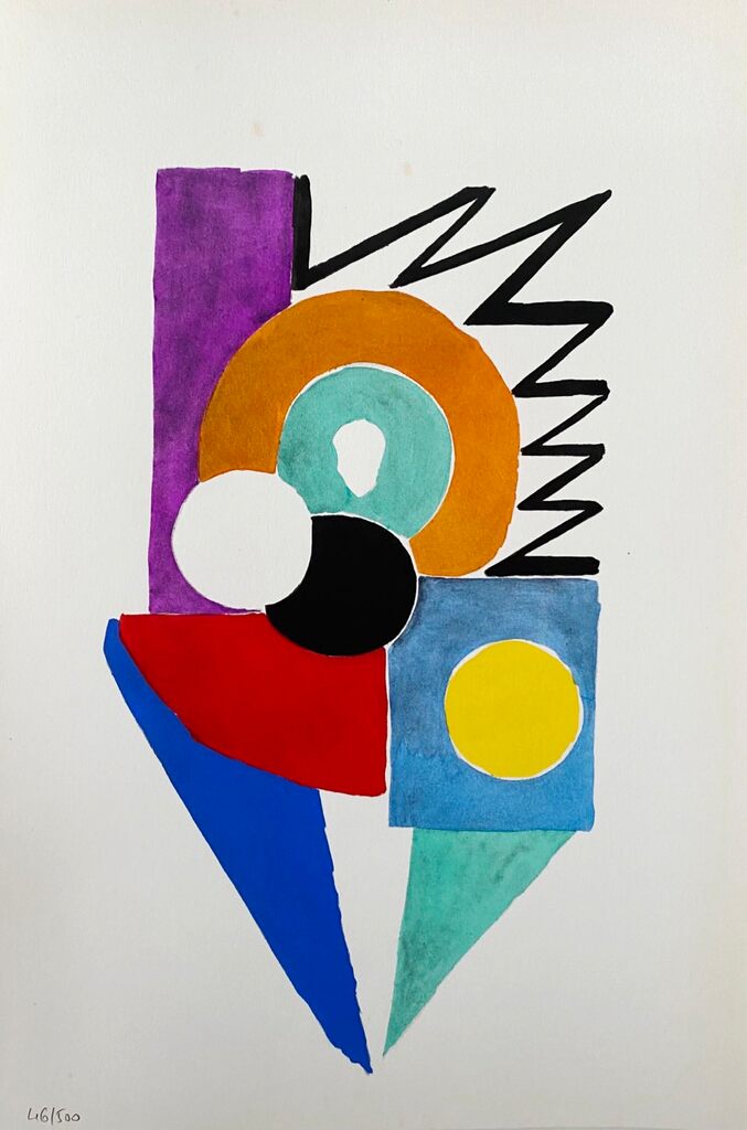 Tableaux vivants 19 de Sonia Delaunay, 1969