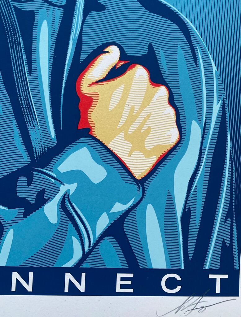 Reconnect de Shepard Fairey, 2021 (vue 3)