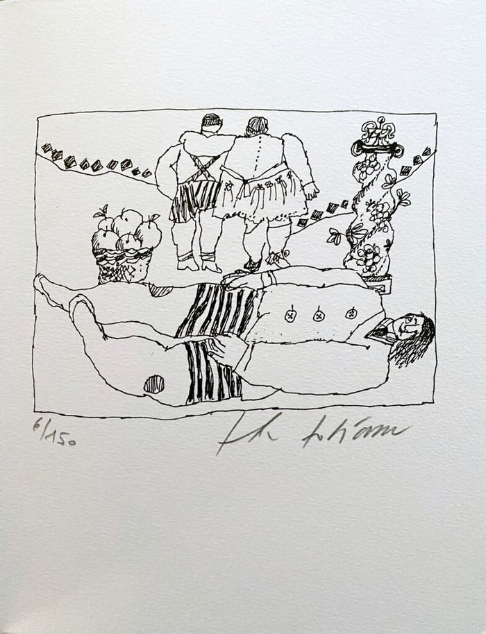 Aux franges de l'éveil de Theo Tobiasse, 1987