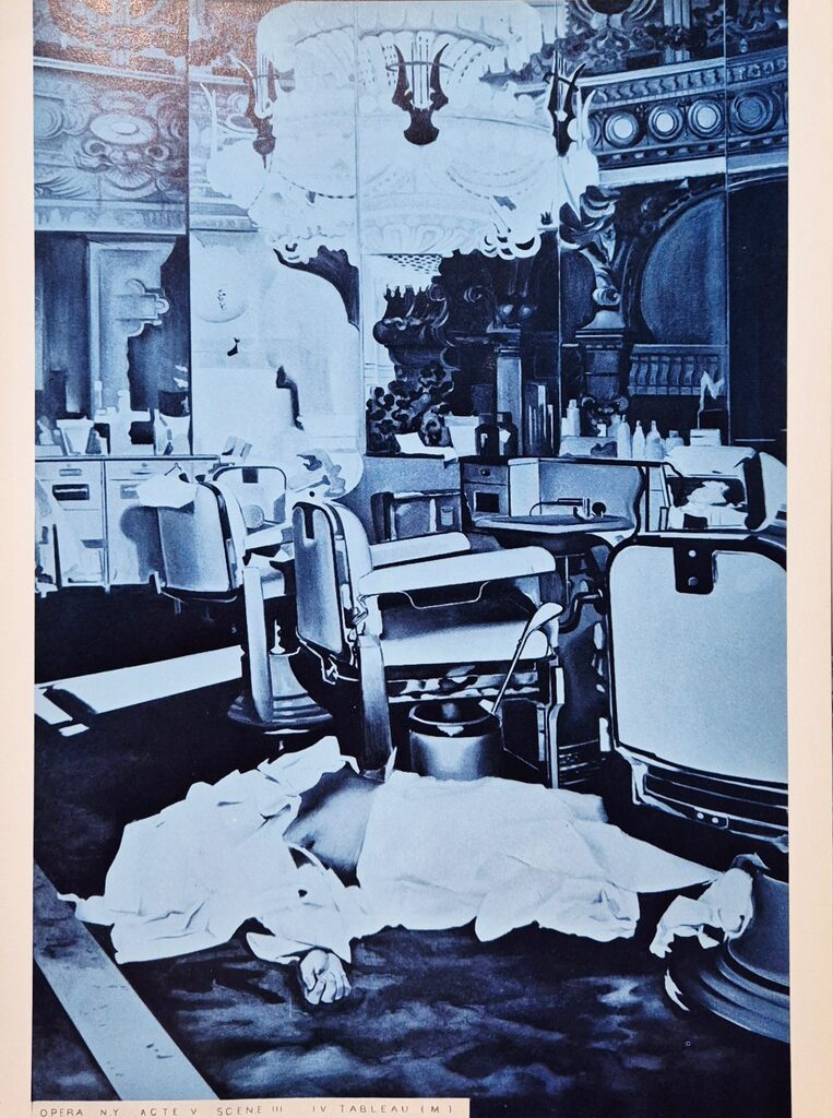 Opéra glacé №6 / N.Y. by Jacques Monory, 1976