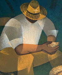 Le repas du paysan by Louis Toffoli, c. 1985 (view 2)