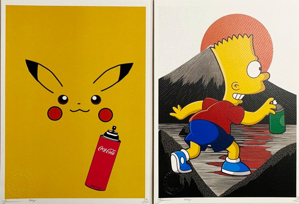 Pikachu & Simpson de Death NYC, 2024
