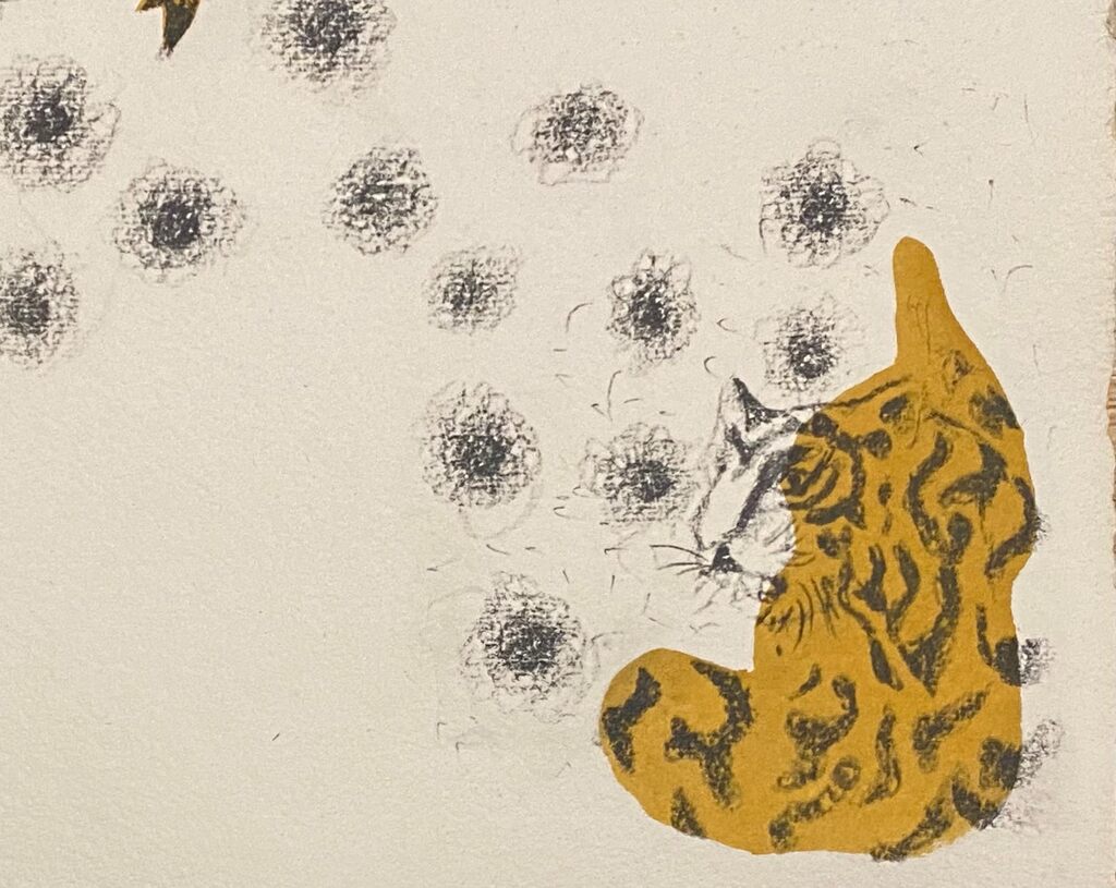 De nos jours, le tigre commande son portrait à Arcimboldo... by Jean Lurçat, 1965 (view 2)