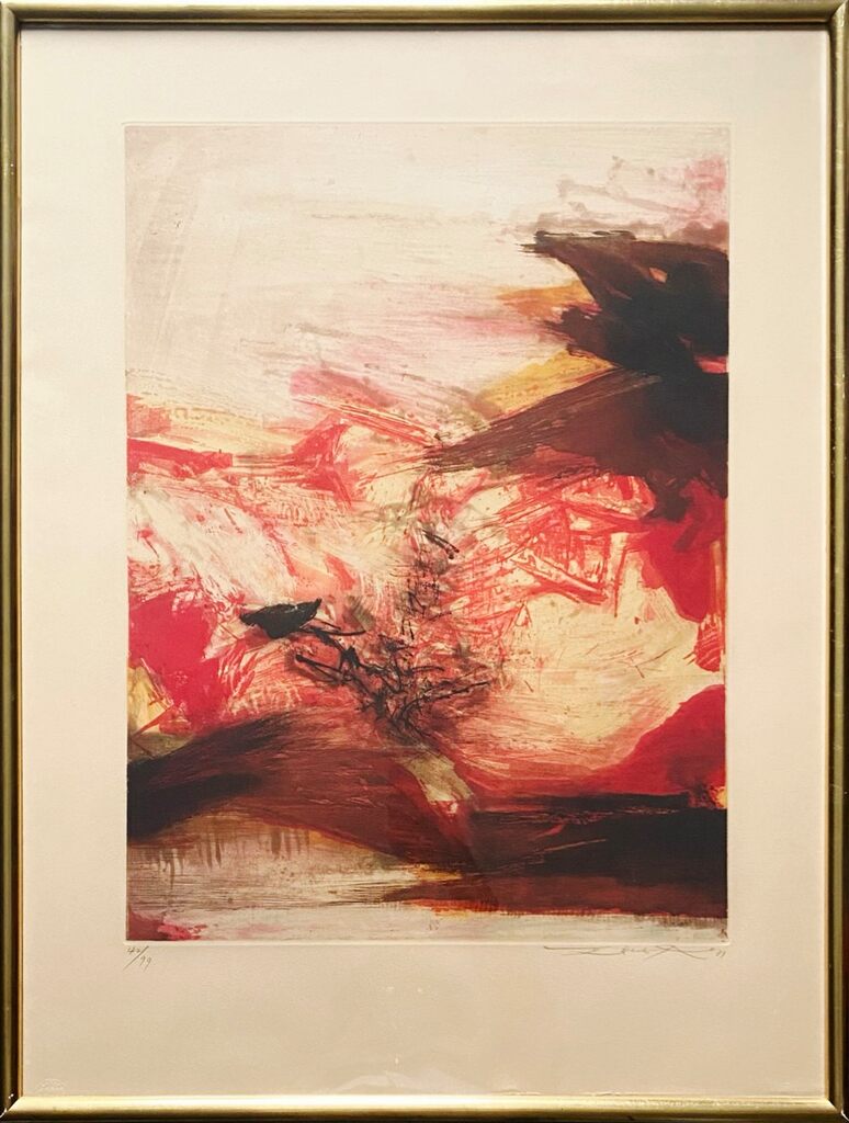 Sans titre de Zao Wou-Ki 趙無極, 1971