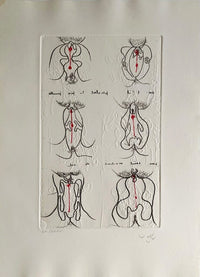Hommage à Marcel Duchamp by Roberto Matta, 1971