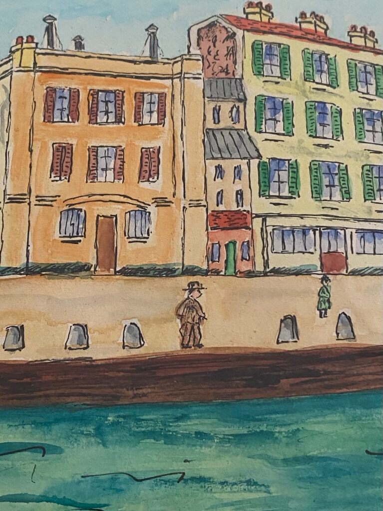 Canal Saint-Martin, Paris by Élisée Maclet, c. 1950 (view 4)